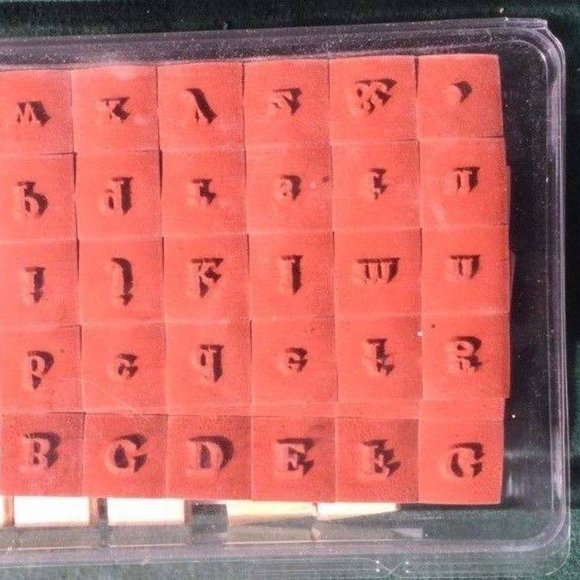 Stampin' Up Alphabet Stamps - 2 full sets - Picture 4 of 7